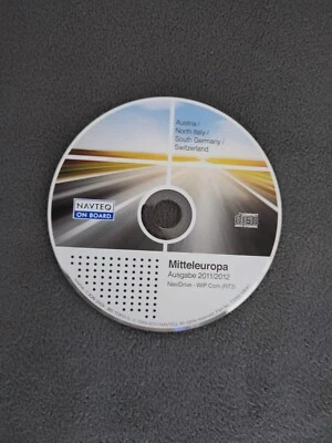 Navigation CD RT3 SCHWEIZ ÖSTERREICH SÜDDEUTSCHLAND 2011/2012 CITROEN PEUGEOT - Bild 1 von 3