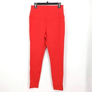 Girl With Curves Ponte Knit High Waist Leggings Vermillion Red Womens Size Small - Picture 1 of 5