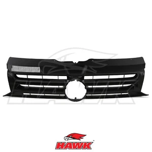 PARRILLA DELANTERA CON INSIGNIA NEGRA BRILLANTE PARA VW TRANSPORTER T5.1 2009+ VW CÁMPER - Imagen 1 de 8