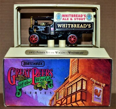 Vagão a vapor Foden 1922 1/43 #YGB11, Great Beers of the World", Whitbread's, NOS - Imagem 1 de 4
