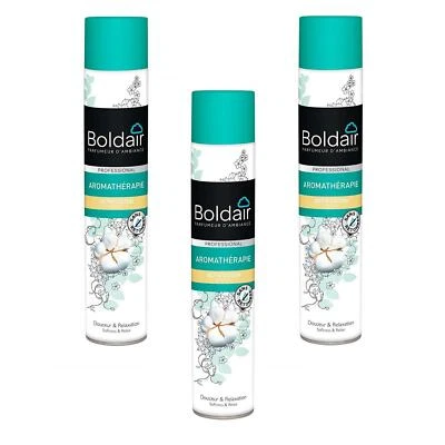 [-3] BOLDAIR Lot de 3 Désodorisants Aromathérapie 500 ml parfum Activ Fleurs ...