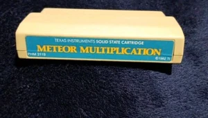 Cartucho de computadora Texas Instruments TI-99 4A, probado multiplicación de meteoritos - Imagen 1 de 3