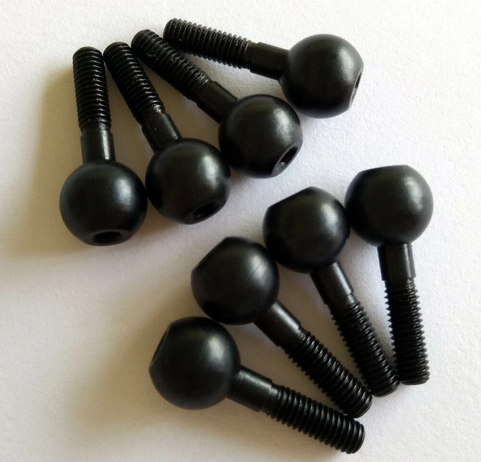 Hard Steel Pivot Balls - 8pcs For Traxxas 1/16 MINI E-REVO SUMMIT SLASH 4WD 7033 - Image 1 of 2