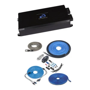Massive Audio E3N 1400W RMS Class-D Monoblock-Verstärker mit Verstärker-Kit - Bild 1 von 17