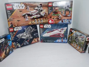 LEGO STAR WARS lotto di 6 tutti nuovi in scatola 75332 75333 75342 75345 75346 75368 lotto1 - Foto 1 di 8