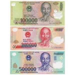 Vietnamese Vietnam Dong 800000 - 800,000 (VND)  POLYMER Banknotes CIRCULATED - Picture 1 of 1