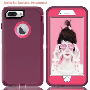custodia defender iphone 8 plus / iphone 7 plus con protezione schermo adatta a Otterbox - Foto 1 di 10