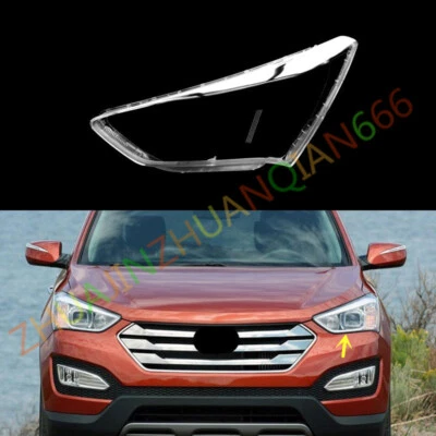 Faro lateral izquierdo para Hyundai Santa Fe 2013-2018 reemplazo carcasa de lente + sellador Foto 1 de 4