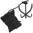 Military Heavy Duty Grappling Anchor Hook With Nylon Rope Ninja Cadet Bushcraft