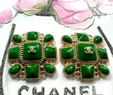 SET 2 CHANEL Vintage large Button charm zipper pull Buttons Replacemen 36x36 mm