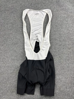 Bermuda de ciclismo especializada tamanho grande preta acolchoada camurça alças de malha - Imagem 1 de 4