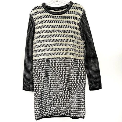Vestido Suéter Proenza Schouler Negro Blanco Rayas - Mediano Foto 1 de 4