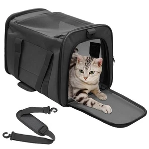 Cat Carrier, Dog Carrier Pet Carriers Airline Approved Portable Collapsible H... - Picture 1 of 7
