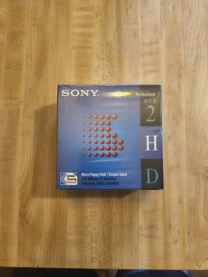 Sealed Sony MFD 2HD 3.5" Floppy Disk IBM Formatted 10 Pack (Multiple Available)