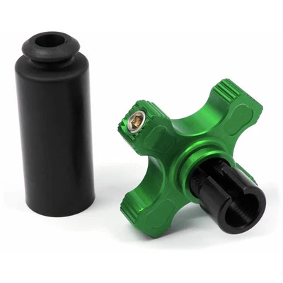 Works Connection Elite Perch Thumbwheel Assembly - Green 16-856 - Image 1 of 3