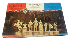 Vintage 1776 Bicentennial Collector Series Edition VI Chess Set Boston Board - Picture 1 of 16