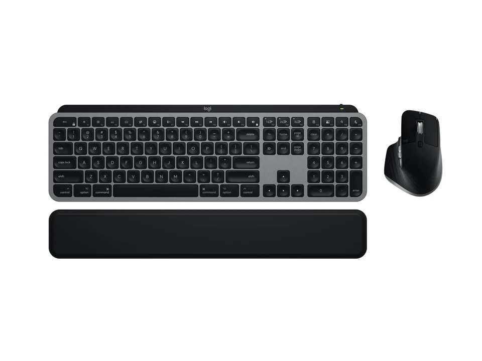 Logitech MX Keys S Combo for Mac, Wireless Keyboard and Mouse with Palm Rest, - Image 1 of 4
