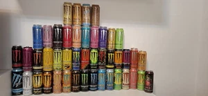 Lot of 45 Empty Monster Energy Cans – All Different  - Picture 1 of 1
