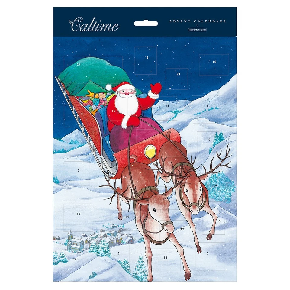Raymond Briggs Santa Sleigh Reindeer Caltime Advent Calendar 245 x 325 mm - Image 1 of 1