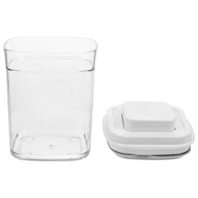  Press-type Sealed Can Clear Small Storage Jars Dry Food Container with Lid - Image 1 of 4