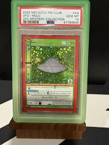 Metazoo TCG - 2022 UFO Pin Club - UFO #4A Holo - Serialized 74/100 - PSA 10 - Picture 1 of 1
