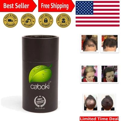 Easy-to-Use Dark Brown Hair Concealer Powder - 90-Day Supply for Thinning Hair - Image 1 of 4