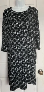 Divine Doll Modest Black Langarmkleid Damen - Bild 1 von 7