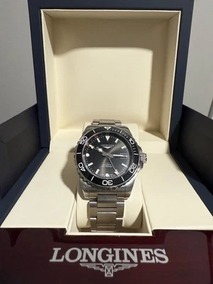 Longines Hydroconquest GMT 41 mm negro Foto 1 de 4