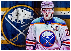 RASMUS DAHLIN * Buffalo Sabres * ACEO * Novelty * HOCKEY ART * Art Card - Picture 1 of 2
