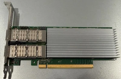 E810-CQDA2 Intel 100GbE 2 порта QSFP28 Eth адаптер E810CQDA2 Dell 85F8F - Изображение 1 из 3