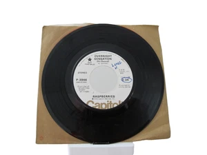 45 RECORD - RASPBERRIES - OVERNIGHT SENSATION - Picture 1 of 1