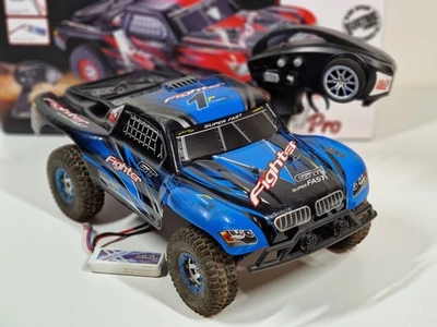 Amewi 22245 Fighter Pro 4WD Brushless Rc Short Course Truck 1:12 Offroad Buggy - Bild 1 von 4