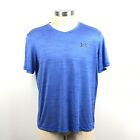 Under Armour Mens Loose Fit Shirt Size Large  Blue Short Sleeve Heat Gear