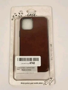 iPhone 14 Pro Handyhülle Braun Leder (9D3) - Bild 1 von 2