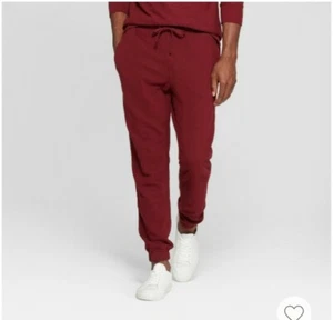 Men's Fleece Jogger Pants Berry and Green - Goodfellow & Co New - Picture 1 of 6