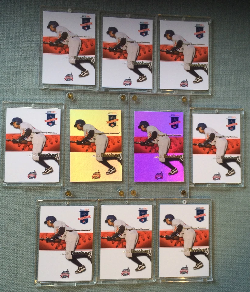 10ct. ALCIDES ESCOBAR (RC's) con 2 REFRACTORES ROJOS Manatíes del Condado de Brevard ¡RARO! Foto 1 de 1