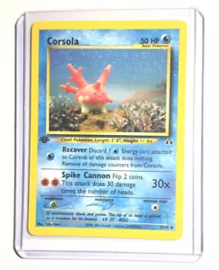 CORSOLA - 1st Edition Neo Discovery - 37/75 - Uncommon - Pokemon Card - NM - Imagen 1 de 1