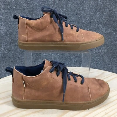 Toms Zapatos Jóvenes 5 Niños Lenny Mid Zapatillas con Cordones 10012712 Cuero Marrón Informal Foto 1 de 4