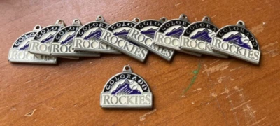Vintage Colorado Rockies Authentic MLB Pewter Key Chain 1992 Pendant Only - Image 1 of 3