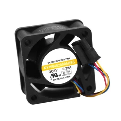 Cooling Fan NYW04020005BSS for Y.S.TECH PWM 4pin Plug Cooler 40*40*20mm 5V 0.32A - Image 1 of 4