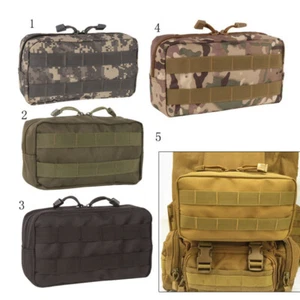 Outdoor Tactical Molle Pouch EDC Multi-purpose Belt Phone Waist Pack Tools Bag - Picture 1 of 24