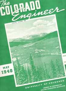 Revista Colorado Engineer mayo 1940 University College UoC - Imagen 1 de 3
