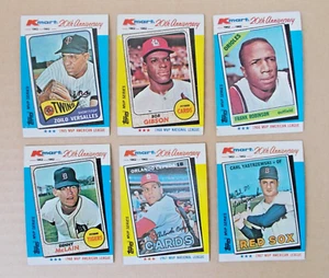 MLB 1982 Topps MVP Series K-Mart 20th Anniversary Baseball Cards 6 Cards (Lot A) - Picture 1 of 2