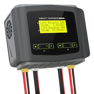 10Amp Dual RC Lipo Battery Charger for LiPo,LiHV,LiFe,Lilon,NiCd,NiMh Discharger - Picture 1 of 11