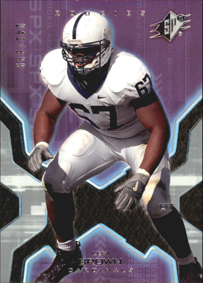 2007 SPx Football Rookie Card RC Singles xxx/899 - You Choose - Image 1 of 1