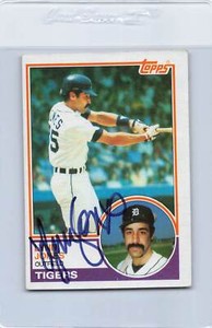 1983 Topps #483 Lynn Jones Tigers Signed Auto *H3560