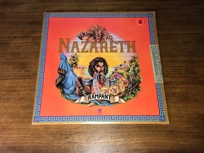 NAZARETH ~ RAMPANT ~ ORIGINAL FIRST PRESS LP ~ STILL IN SHRINK ~ RARE!  1974  - Image 1 of 4
