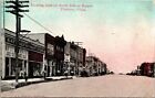Looking East on South Side at Square, Pawnee, Oklahoma - Postcard