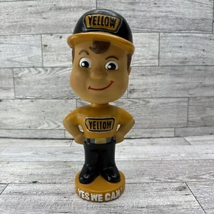 Gelber Frachtmann Wackelkopf "Yes We Can" Wackelkopf LKW Wackelkopf - Bild 1 von 10