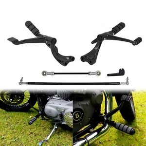Controles delanteros estriberas palancas eslabones para Harley Sportster 883 1200 04-13 - Imagen 1 de 12